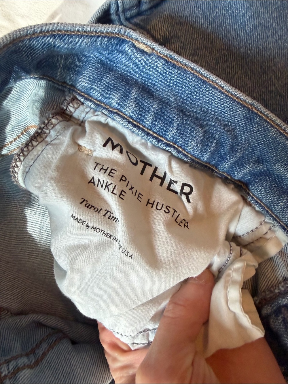 MOTHER Light Blue Denim Jeans - Picture 3 of 4